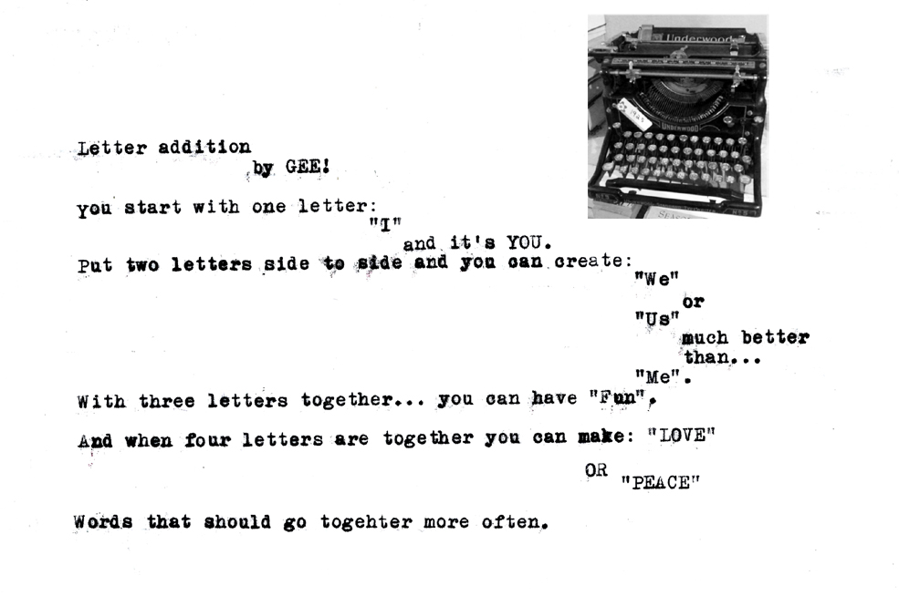 Adding things up on a 1925 Underwood Typewriter