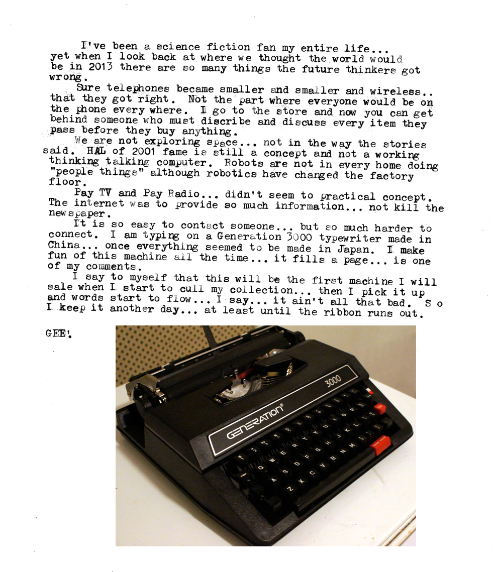 In 50 years will I still be using this 2005 Typewriter?
