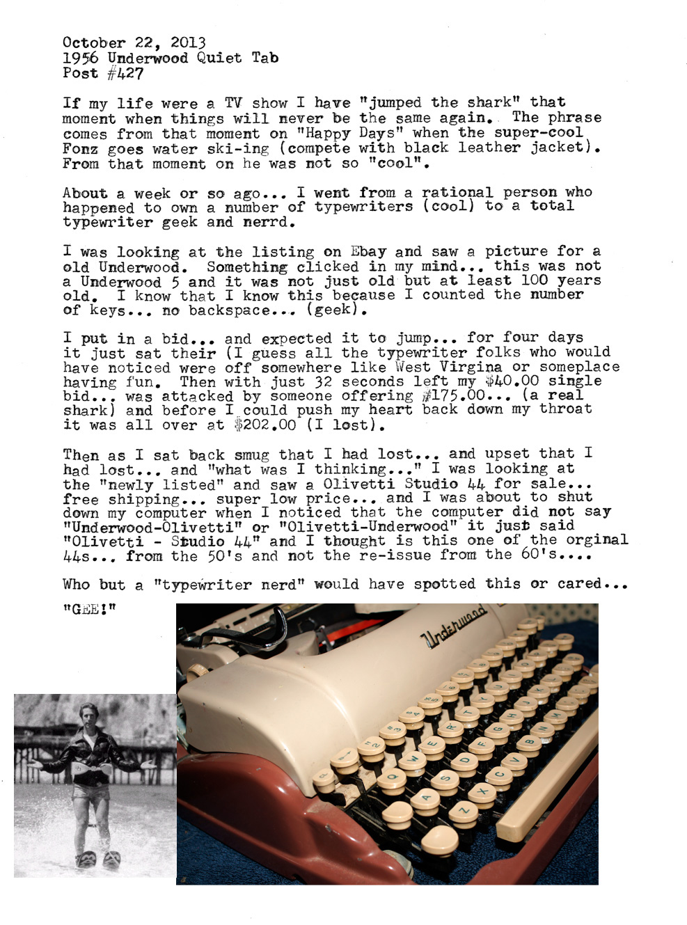 1956 Underwood Quiet Tab