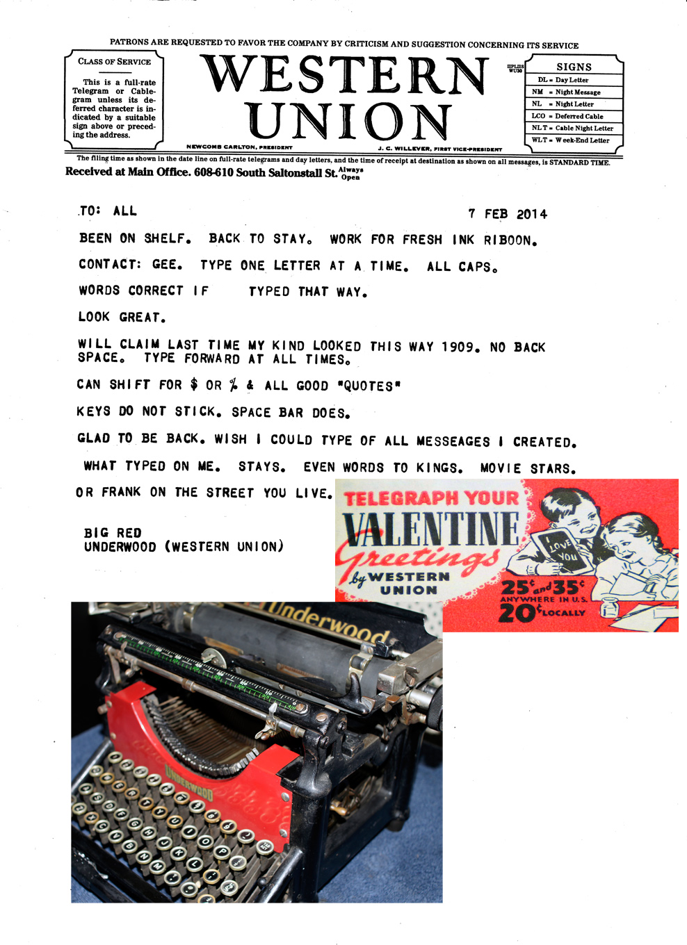 1908? Western Union Underwood