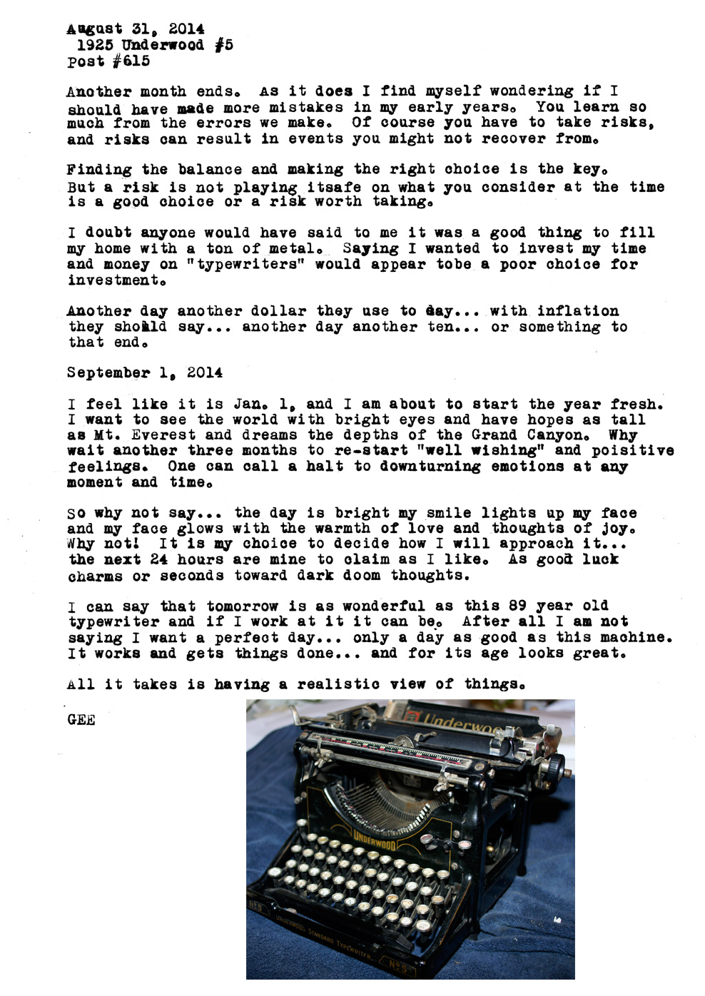 1925 Underwood 5