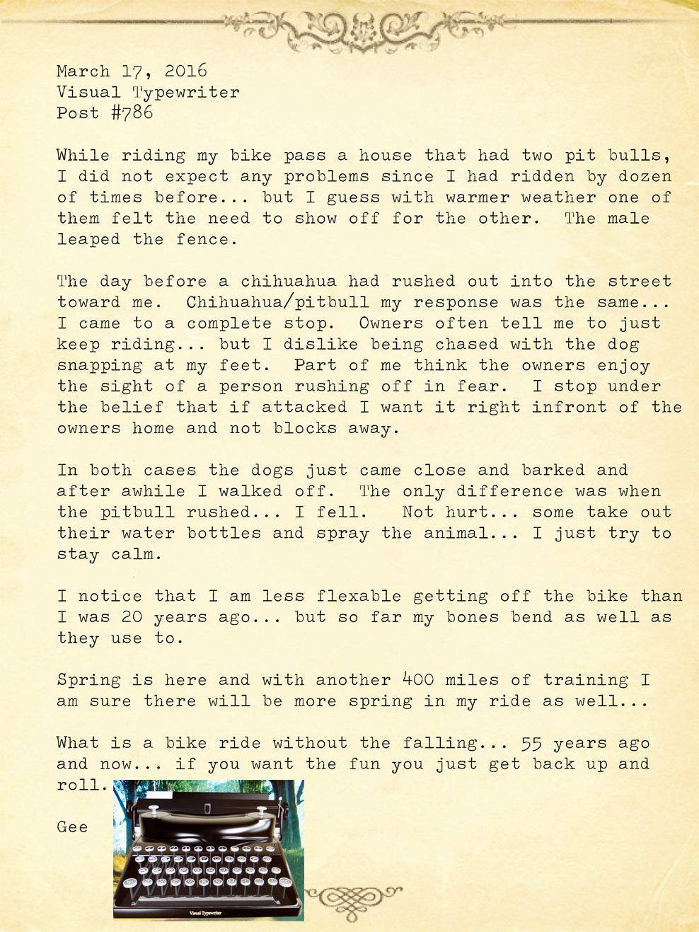 The Visual (computer typewriter)